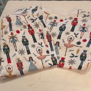 NWOT Carters Organic Nutcracker Ballet Kids Pajamas